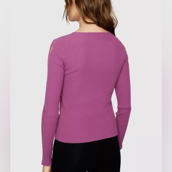 NWT Rebecca minkoff rib-knit top - Picture 2 of 4